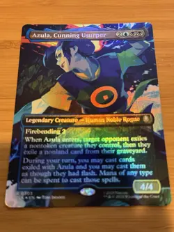 Azula, Cunning Usurper - #303 Borderless Foil - Avatar - MTG TLA NM - Image 2