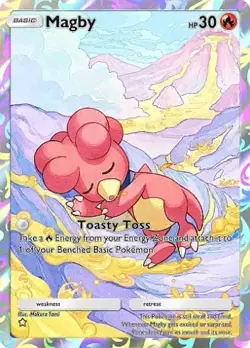 A4 Magby (ENG) - Pokemon TCG Pocket 1 Star Cards (?) Digital Card Trade - Image 1