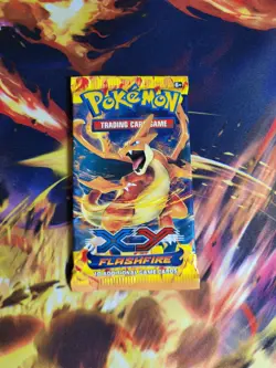 Pokemon XY Flashfire SEALED Booster Pack Loose + Magnetic Case - Y Charizard Art - Image 2
