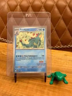 Feraligatr (213; NM) - 2024 Illustration Contest Promo Card - Pokemon TCG - Image 1