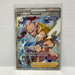 Rapid Strike Style Mustard 162/163 - Battle Styles - Pokemon Card NM - Image 1