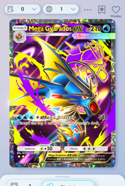 Pokemon TCG POCKET - Mega Gyarados Full Art 2?, Mega-Rising, English - Image 1