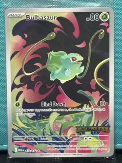 Pokemon BULBASAUR 133/132 - Mega Evolution - ILLUSTRATION RARE - MINT SEALED - Image 1