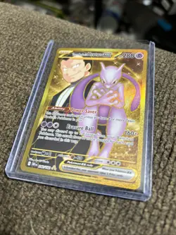 Pokemon TCG Team Rocket's Mewtwo ex 240/182 Destined Rivals Holo - Image 2