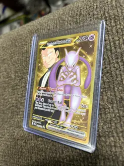 Pokemon TCG Team Rocket's Mewtwo ex 240/182 Destined Rivals Holo - Image 4