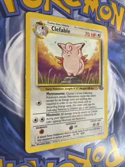 Clefable 17/64 - Jungle Non-Holo Rare Vintage 1999 WoTC Pokemon TCG - MP - Image 2