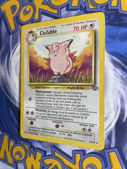 Clefable 17/64 - Jungle Non-Holo Rare Vintage 1999 WoTC Pokemon TCG - MP - Image 3