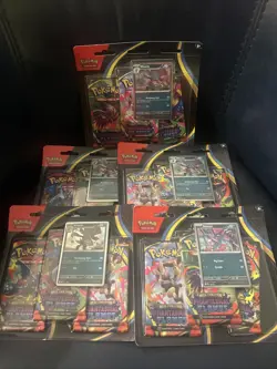 Pokemon TCG Mega Evolution Phantasmal Flames 3 Pack Blister Pack New Sealed Lot5 - Image 1