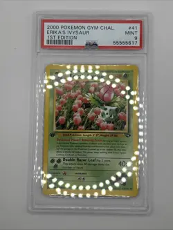 2000 POKEMON GYM CHALLENGE #41 ERIKA'S IVYSAUR PSA 9 #41 MINT - Image 1