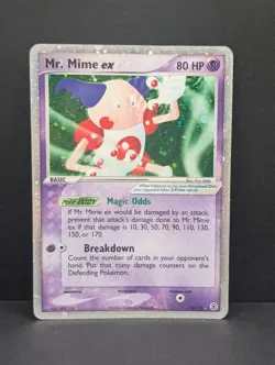 Mr. Mime ex 110/112 Firered & Leafgreen Holo Ultra Rare Pokemon TCG Nintendo MP - Image 1
