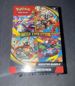 Pokemon TCG Mega Evolution Booster Bundle (6 Packs) SEALED✅Fast Delivery 🚚 - Image 1
