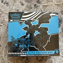 POKEMON TCG SCARLET & VIOLET BLACK BOLT ETB ELITE TRAINER BOX NEW SEALED! - Image 1