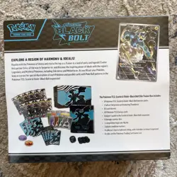 POKEMON TCG SCARLET & VIOLET BLACK BOLT ETB ELITE TRAINER BOX NEW SEALED! - Image 2