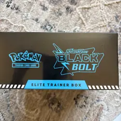 POKEMON TCG SCARLET & VIOLET BLACK BOLT ETB ELITE TRAINER BOX NEW SEALED! - Image 3