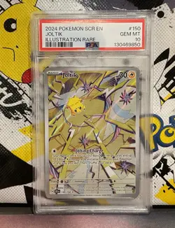 PSA 10 Joltik Illustration Rare Pokemon S&V: Stellar Crown - Image 1