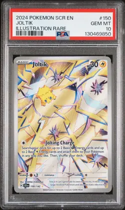 PSA 10 Joltik Illustration Rare Pokemon S&V: Stellar Crown - Image 3