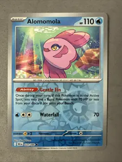 Pokemon TCG * SV Black Bolt 024/086 Alomomola Uncommon * REVERSE HOLO * FRESH PK - Image 1