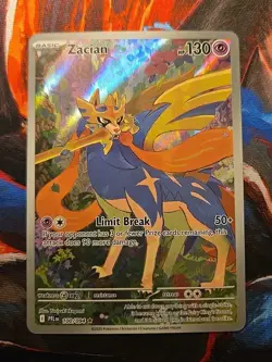 Zacian 100/094 Phantasmal Flames Holo Illustration Rare Full Art Pokemon TCG 🌟 - Image 1