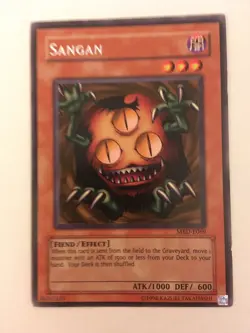 Yugioh! TCG Sangan MRD-E069 - NM - Rare Unlimited Edition - European Print - Image 1