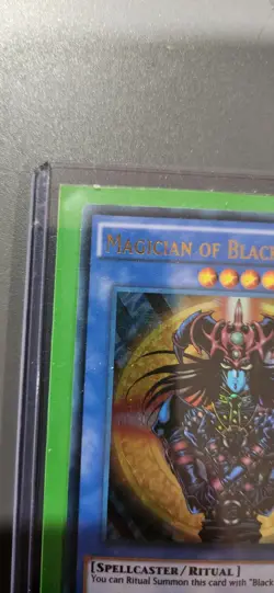 🔥 YUGIOH Magician of Black Chaos YGLD-ENC01 ULTRA RARE HOLOGRAPHIC NEAR MINT - Image 5