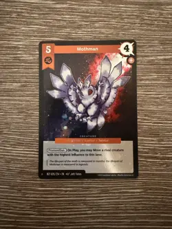 Mothman Reverse Holofoil Metazoo 2025 Base Set MZ1 020/214 Rare Card - Image 1