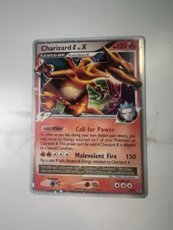 Pokemon TCG Charizard G LV.X DP45 Holo Black Star Promo Card - Image 1