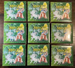 LOT OF NINE (9) 2022 Topps MetaZoo Wilderness Factory Sealed Boxes (30 cards) - Image 1