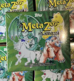 LOT OF NINE (9) 2022 Topps MetaZoo Wilderness Factory Sealed Boxes (30 cards) - Image 2