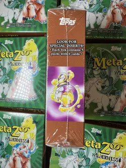 LOT OF NINE (9) 2022 Topps MetaZoo Wilderness Factory Sealed Boxes (30 cards) - Image 5