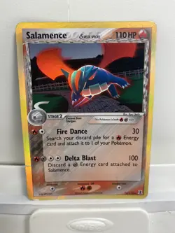 Pokemon TCG Card - Salamence - EX Delta Species 14/113 Holo Rare - MP - Image 1