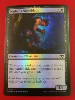 1x Nadier's Nightblade | FOIL | Commander Masters | MTG Magic Cards - Image 1