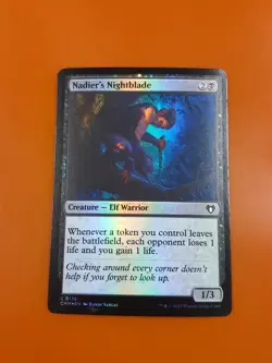 1x Nadier's Nightblade | FOIL | Commander Masters | MTG Magic Cards - Image 3
