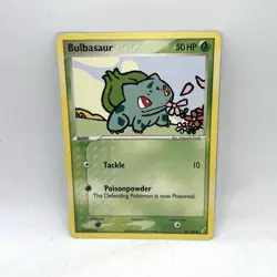 Bulbasaur ex Crystal Guardians Common 45/100 Pokemon Card LP - Image 1