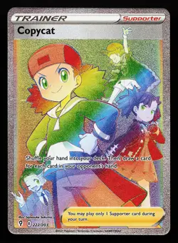 Copycat 222/203 Secret Rare Evolving Skies Pokemon Card - Image 1