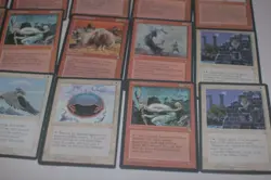 MTG 15x red white ice age magic card lot MP - Image 2