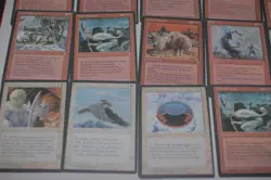 MTG 15x red white ice age magic card lot MP - Image 3