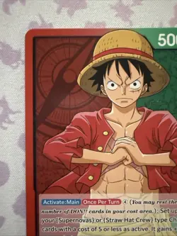 Monkey.D.Luffy OP01-003 Leader - Romance Dawn One Piece Card Unplayed - Image 5