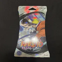 KAYOU- NARUTO SERIES 1, Heaven Scroll English Sleeved Booster Sealed 8-Card Pack - Image 1
