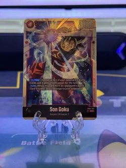 Dragon Ball Super Card Game Son Goku Awakened Pulse FB01-139 Regular Secret Rare - Image 1