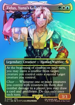 Tidus, Yuna's Guardian FOIL BORDERLESS - 0213 - Mythic - Final Fantasy FIC MTG - Image 1