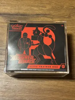 Pokemon Scarlet Violet Destined Rivals Elite Trainer Box ETB New Sealed W/ Case - Image 1
