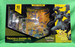 Pokemon TCG Pikachu and Zekrom-GX Tag Team Premium Collection...New Sealed!!! 820650809910 - Image 1