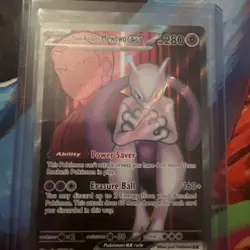 Pokemon TCG Team Rocket's Mewtwo ex 213/182 Sv10: Destined Rivals ULTRA NM - Image 1