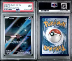2023 POKEMON OBF EN-OBSIDIAN FLAMES ILLUSTRATION RARE #202 CLEFFA PSA 9 - Image 3