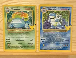 Venusaur #15/102 - Blastoise #2/102 Celebrations Series - Pokemon TCG #2 - Image 1