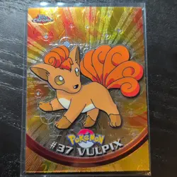 2000 Topps Chrome Pokemon Vulpix #37 Near Mint NM Vintage! - Image 1