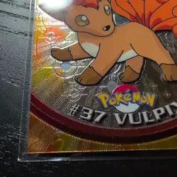 2000 Topps Chrome Pokemon Vulpix #37 Near Mint NM Vintage! - Image 5