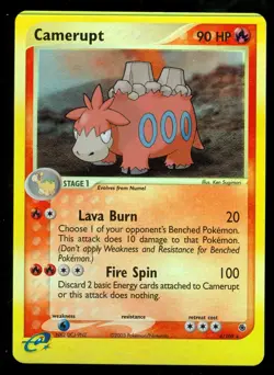 Pokemon CAMERUPT 4/109 Ruby and Sapphire - RARE Rev Holo - EXCELLENT - Image 1