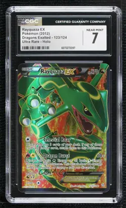 Full Art - Rayquaza EX Pokemon Black & White Dragons Exalted CGC 7 - Image 1