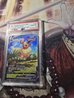 Pokemon Flareon VMAX Premium Coll. Full Alt Art Promo SWSH180 PSA 10 Gem Mint - Image 2